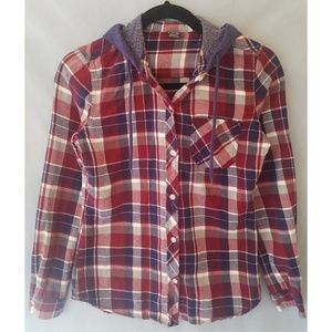 Plaid Hooded Flannel